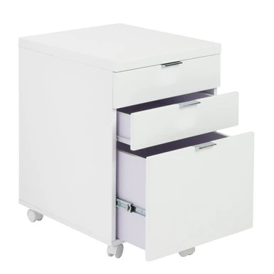 Reza Storage Cabinet - White 2 Reza Storage Cabinet - White - Image 2