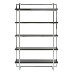 Reza Shelf - Black/Chrome 5 Reza Shelf - Black/Chrome -Cozy Corner Shop 010131483 16097.1690285951.386.513 1