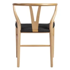 Tia Dining Chair Natural/Black - Set Of 2 -Cozy Corner Shop 013147587 5 59357.1690285895.386.513