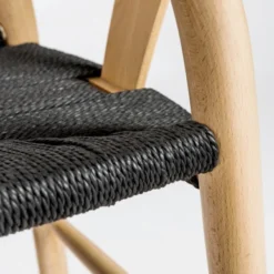 Tia Dining Chair Natural/Black - Set Of 2 -Cozy Corner Shop 013147587 6 55153.1690285896.386.513