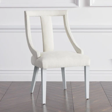 Jade Dining Chair - High Gloss White 1 Jade Dining Chair - High Gloss White