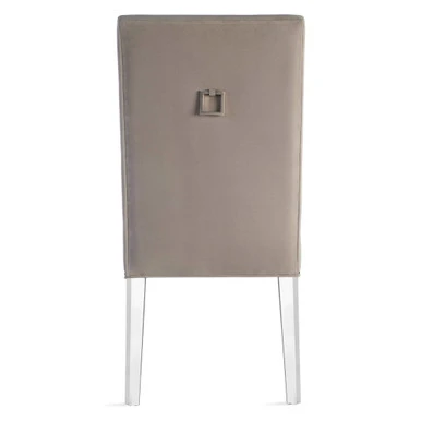 Maxwell Dining Chair With Nailheads - Acrylic 3 Maxwell Dining Chair With Nailheads - Acrylic - Image 3