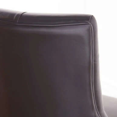 Nottingham Leather Dining Chair - Espresso 4 Nottingham Leather Dining Chair - Espresso - Image 4