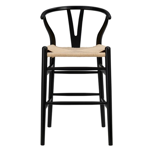 Tia Counter Stool - Black/Natural 2 Tia Counter Stool - Black/Natural - Image 2