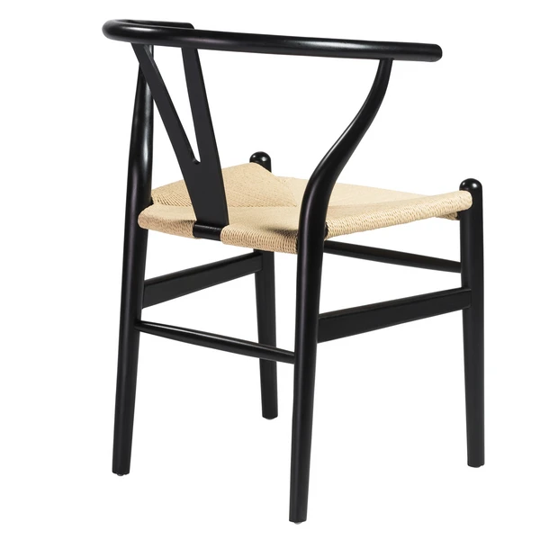 Tia Dining Chair Black/Natural - Set Of 2 4 Tia Dining Chair Black/Natural - Set Of 2 - Image 4