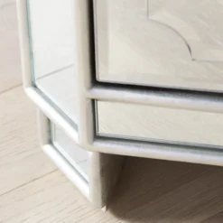 Simplicity Mirrored 5 Drawer Tall Chest -Cozy Corner Shop webimage 014209993 DTL3