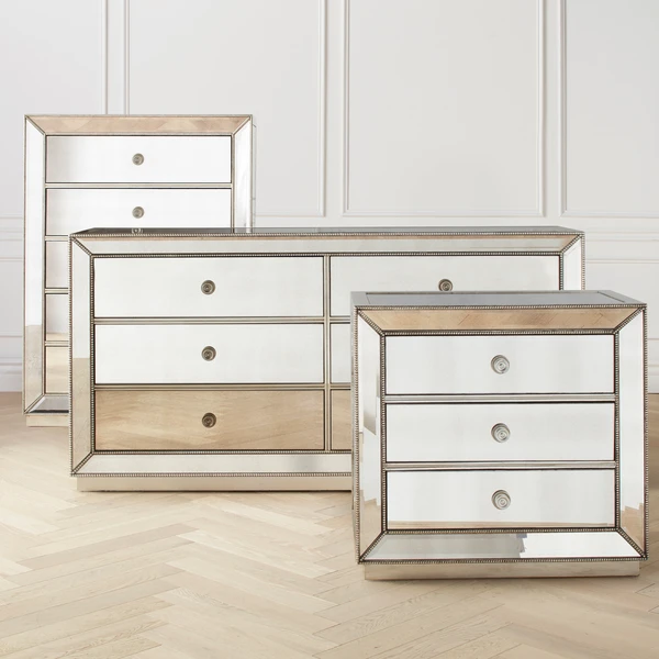 Omni Mirrored 5 Drawer Chest 3 Omni Mirrored 5 Drawer Chest - Image 3