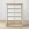 Omni Mirrored 5 Drawer Chest