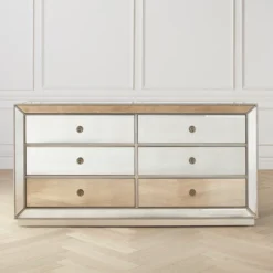 Omni Mirrored 6 Drawer Chest