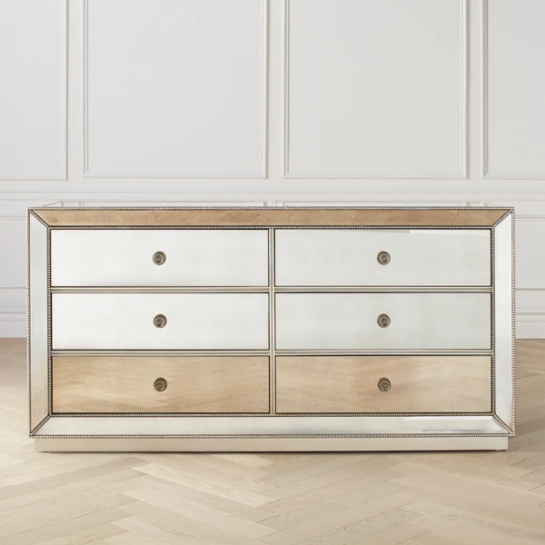 Omni Mirrored 6 Drawer Chest 1 Omni Mirrored 6 Drawer Chest