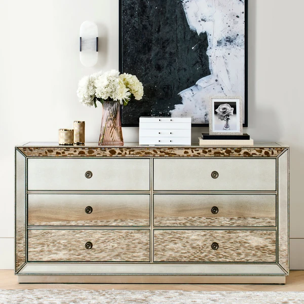 Omni Mirrored 6 Drawer Chest 3 Omni Mirrored 6 Drawer Chest - Image 3