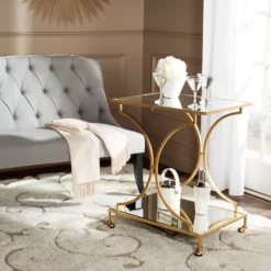 Arden Bar Cart - Gold -Cozy Corner Shop webimage 070126099 RV