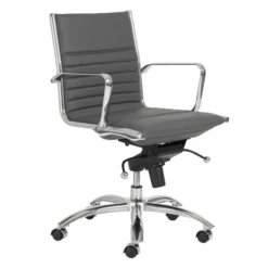 Darby Low Back Office Chair - Grey