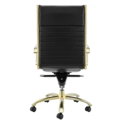 Darby High Back Office Chair - Black/Gold -Cozy Corner Shop webimage 120121155 4 jpg