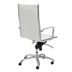 Darby High Back Office Chair - White -Cozy Corner Shop webimage 120126298 3 jpg