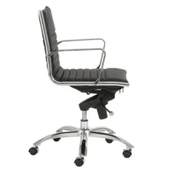Darby Low Back Office Chair - Black 6 Darby Low Back Office Chair - Black -Cozy Corner Shop webimage 120132699 2 jpg