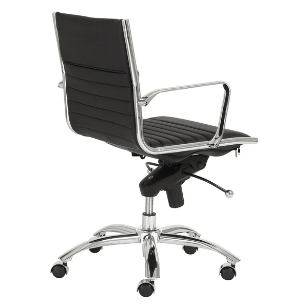 Darby Low Back Office Chair - Black 4 Darby Low Back Office Chair - Black - Image 4