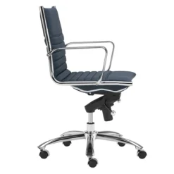 Darby Low Back Office Chair - Blue -Cozy Corner Shop webimage 120152072 3 jpg