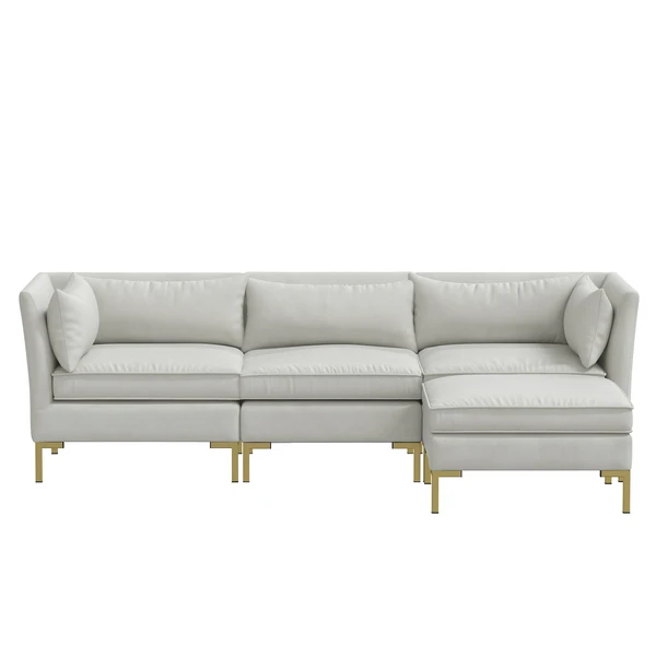 Zara 4 PC Ottoman Sectional 2 Zara 4 PC Ottoman Sectional - Image 2