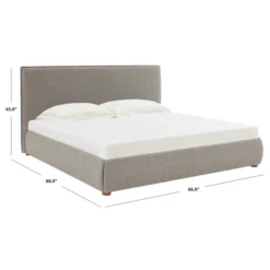 Inez Boucle Platform Bed -Cozy Corner Shop webimage 601863138 6