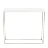 Cory Console Table - White/Silver