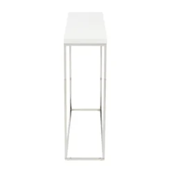Cory Console Table - White/Silver -Cozy Corner Shop webimage 602994963 ALT2