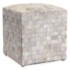 Layton Hair On Hide Ottoman