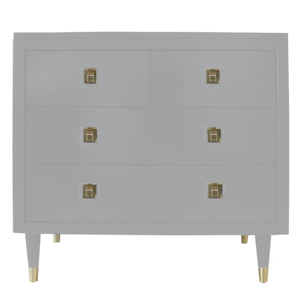 Uptown 4 Drawer Dresser - French Grey 1 Uptown 4 Drawer Dresser - French Grey