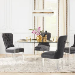 Charlotte Dining Chair - Acrylic 9 Charlotte Dining Chair - Acrylic -Cozy Corner Shop webimage Regency Dining 01 1x1 web